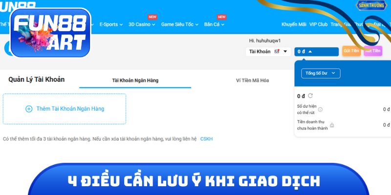 4 điều cần lưu ý khi giao dịch tiền cược với nhà cái