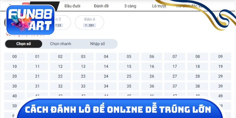 Cách đánh lô đề online dễ trúng độc đắc