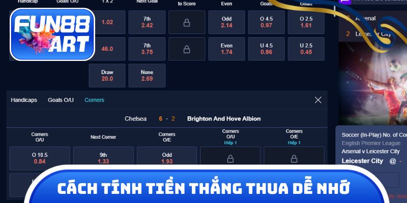 Cách tính tiền thắng thua dễ nhớ qua ví dụ thực tế